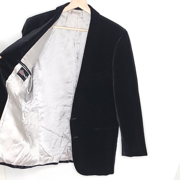 College Hall Velvet Boyfriend Women's Jacket - Picture 6 of 7